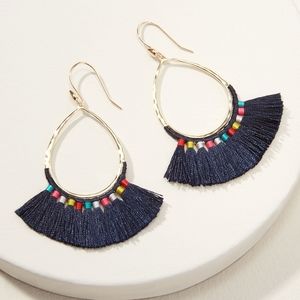 Stella & Dot Fringe Drop Earrings - Brand New